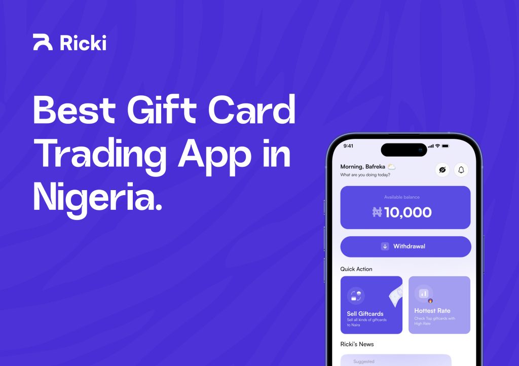 Best Gift Card Trading App in Nigeria