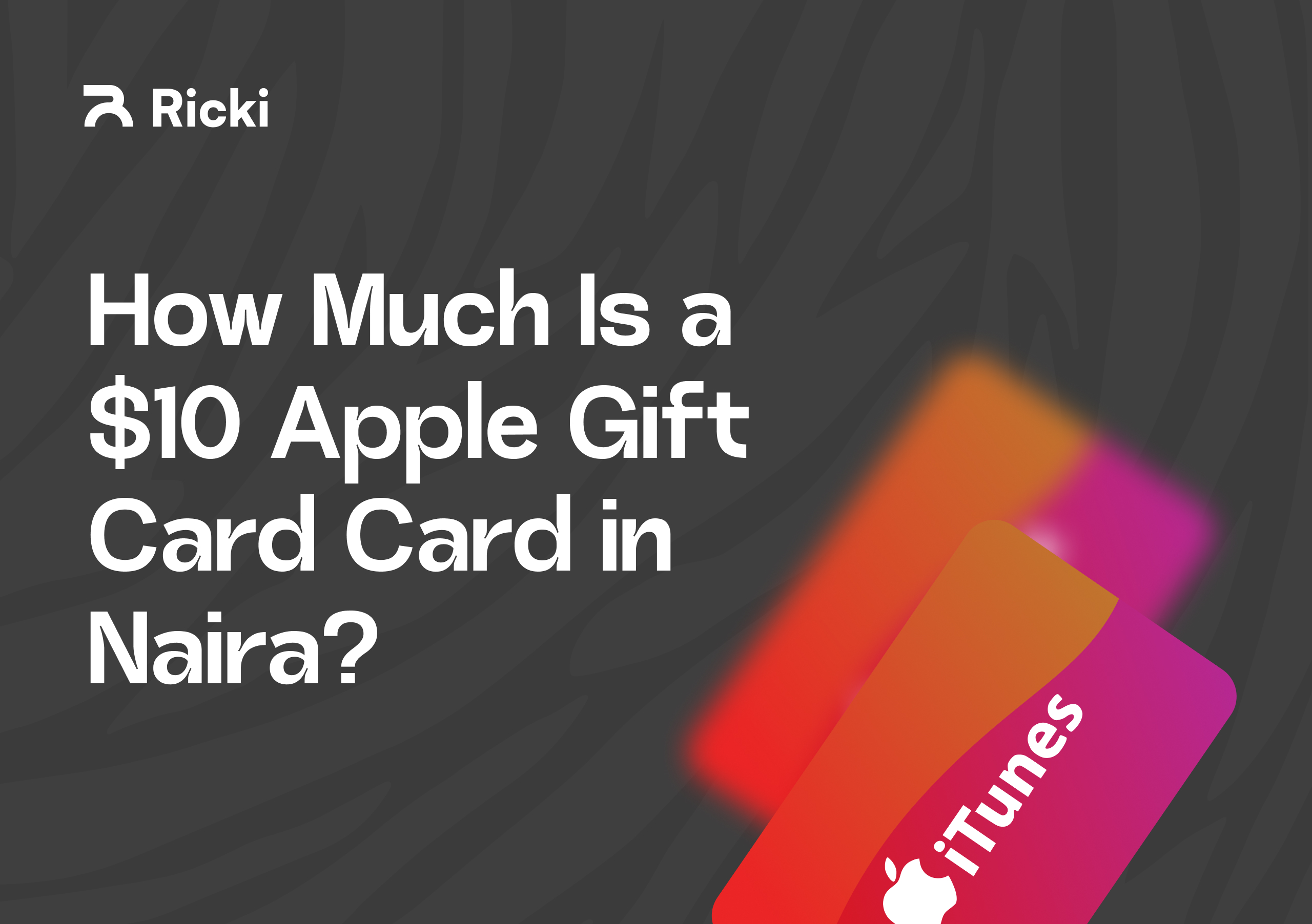 How Much Is a $10 Apple Gift Card in Naira? - (January 2026)