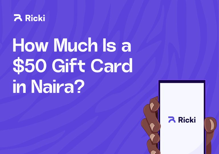 How Much Is a $50 Gift Card in Naira?