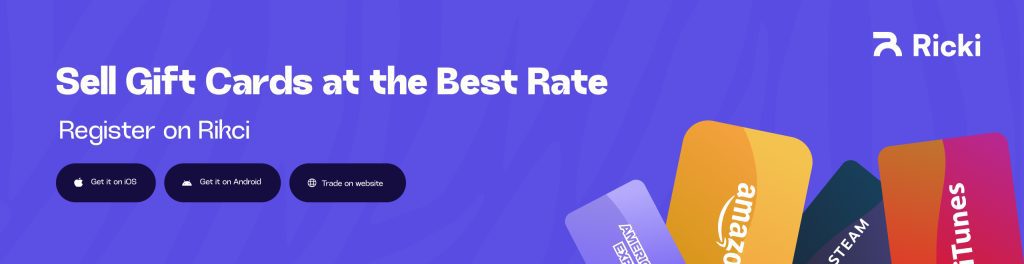 Sell Gift Cards in Nigeria - Ricki- Banner- Desktop
