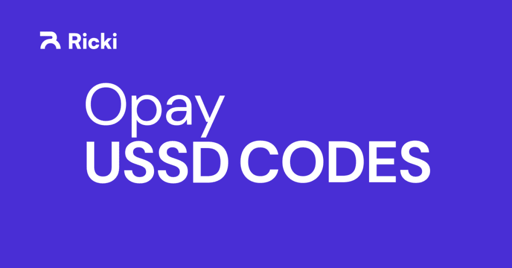 Opay USSD Codes