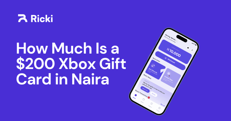 How Much Is a $200 Xbox Gift Card in Naira