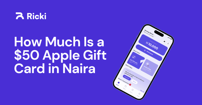 How Much Is a $50 Apple Gift Card in Naira