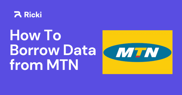 How To Borrow Data from MTN