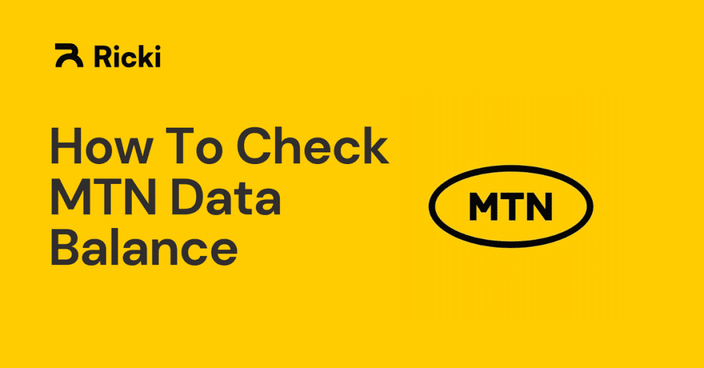 How To Check MTN Data Balance