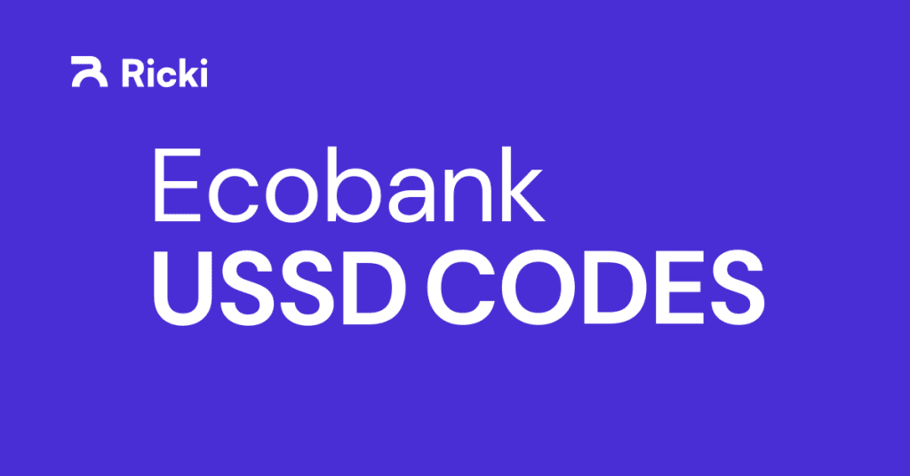 Ecobank USSD Codes