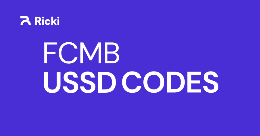 FCMB USSD Codes
