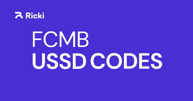 FCMB USSD Codes