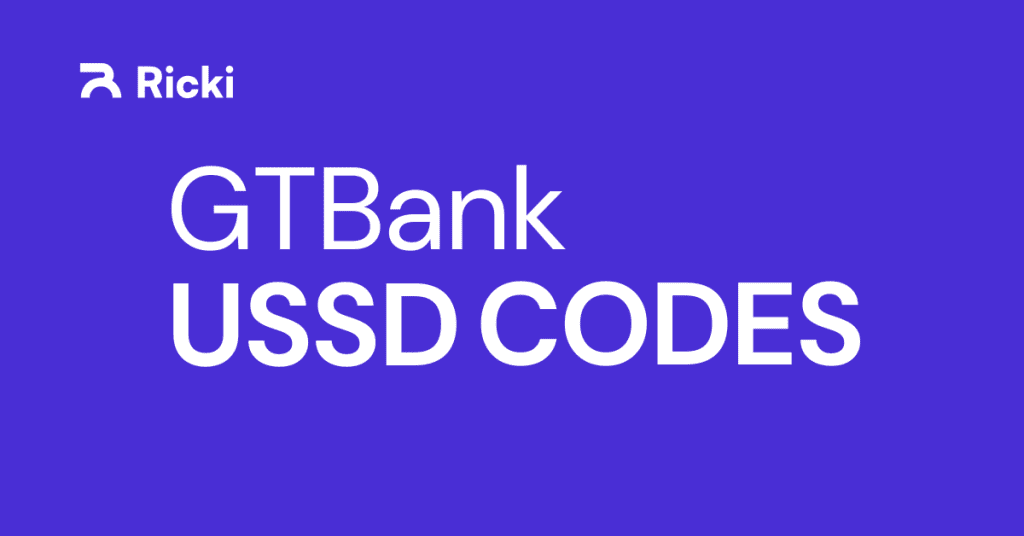 GTBank USSD Codes