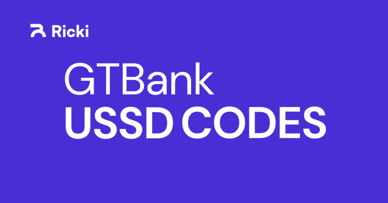 GTBank USSD Codes