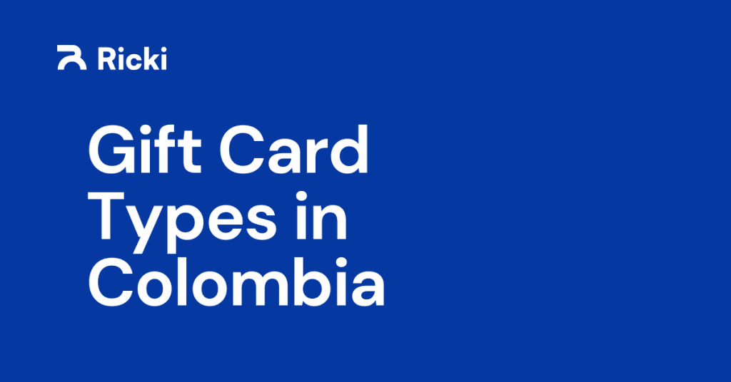Gift Card Types in Colombia