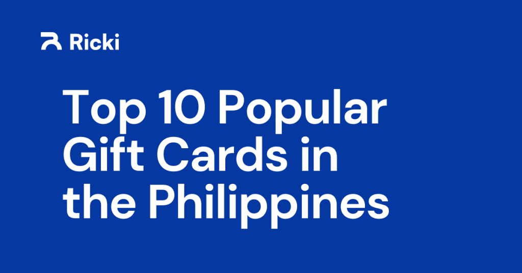 Gift Card Types in Philippines