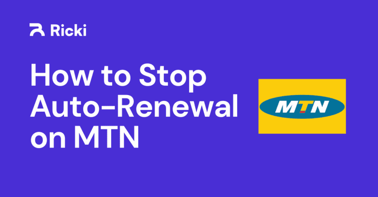 How to Stop Auto-Renewal on MTN