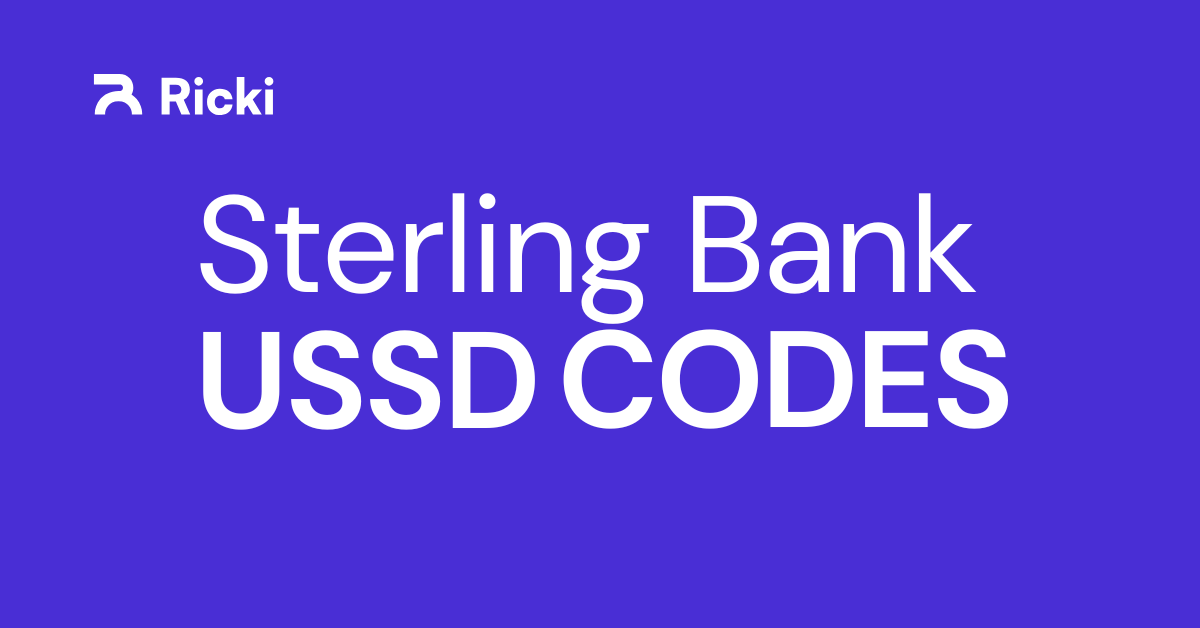 Sterling Bank USSD Codes