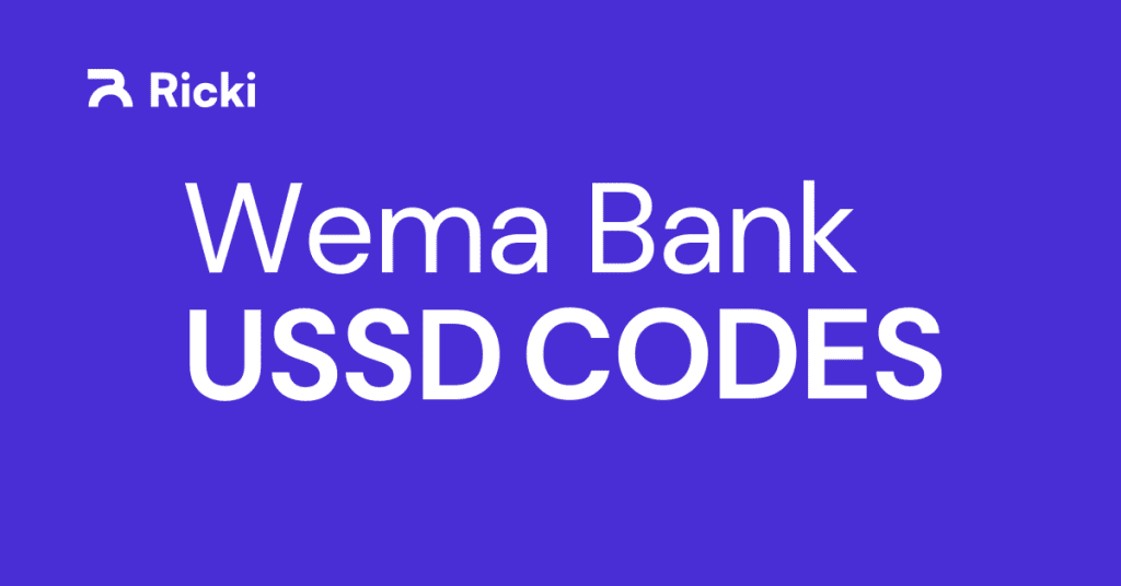 Wema Bank USSD Codes