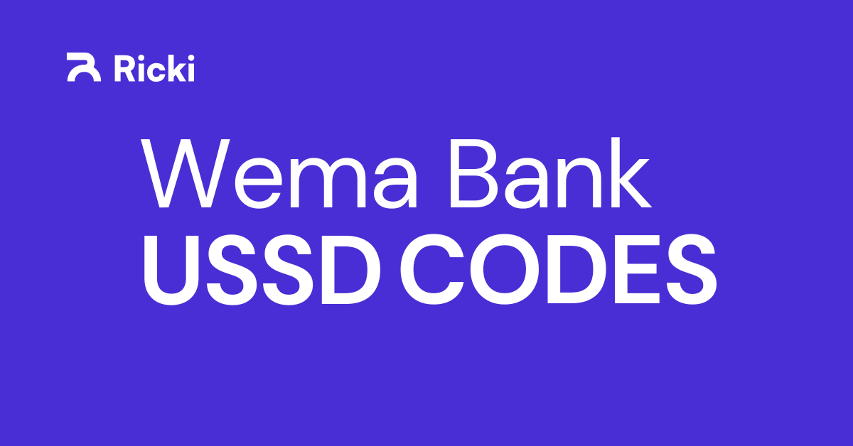 Wema Bank USSD Codes