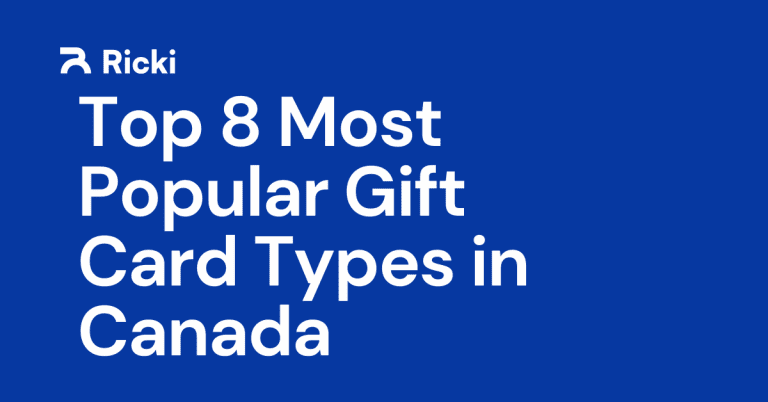 Most Popular Gift Card Types in Canada