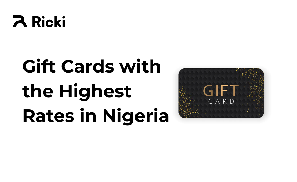 Gift Cards with the Highest Rates in Nigeria