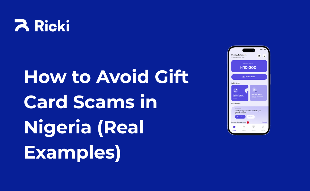 How to Avoid Gift Card Scams in Nigeria (Real Examples)