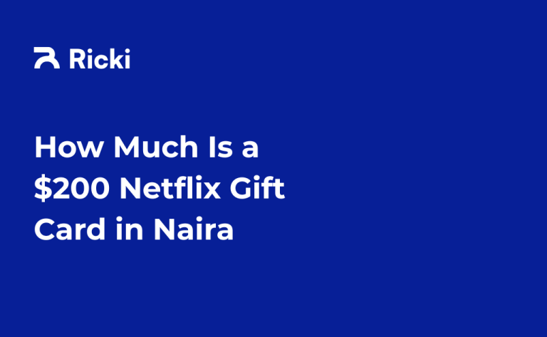 How Much Is a $200 Netflix Gift Card in Naira