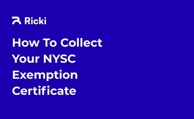 How To Collect Your NYSC Exemption Certificate