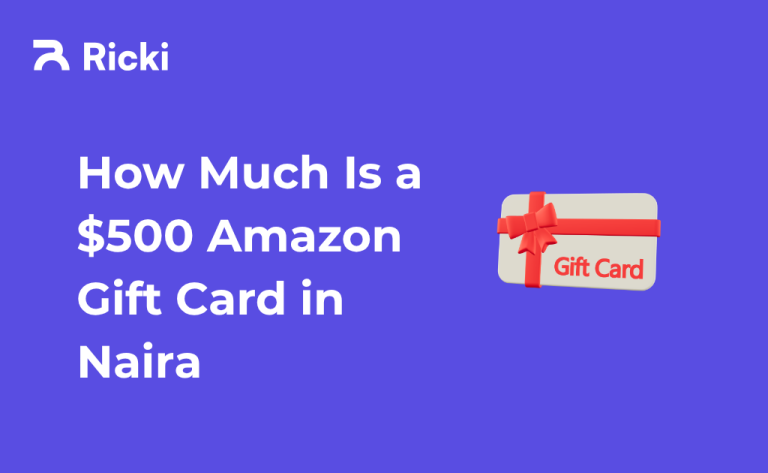 How Much Is a $500 Amazon Gift Card in Naira