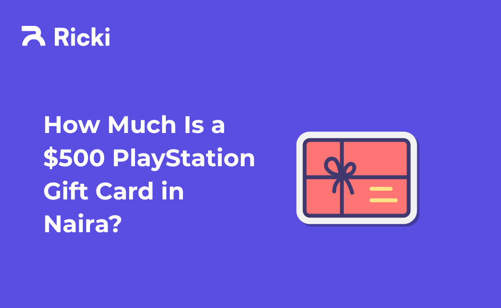 How Much Is a $500 PlayStation Gift Card in Naira