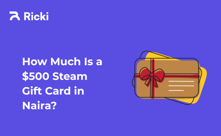 How Much Is a $500 Steam Gift Card in Naira