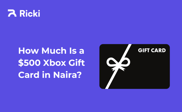 How Much Is a $500 Xbox Gift Card in Naira