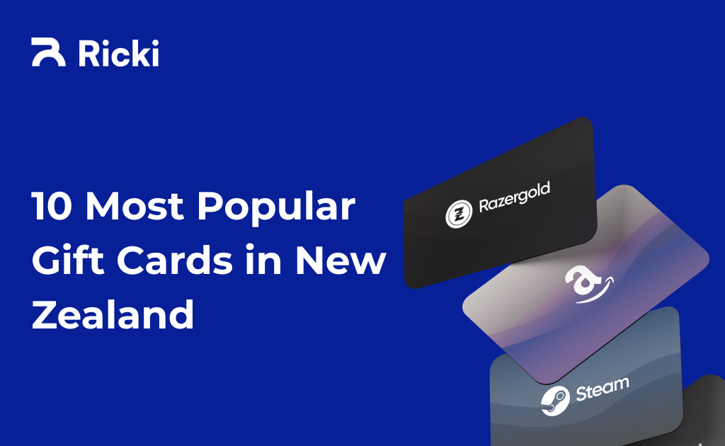 10 Most Popular Gift Cards in New Zealand