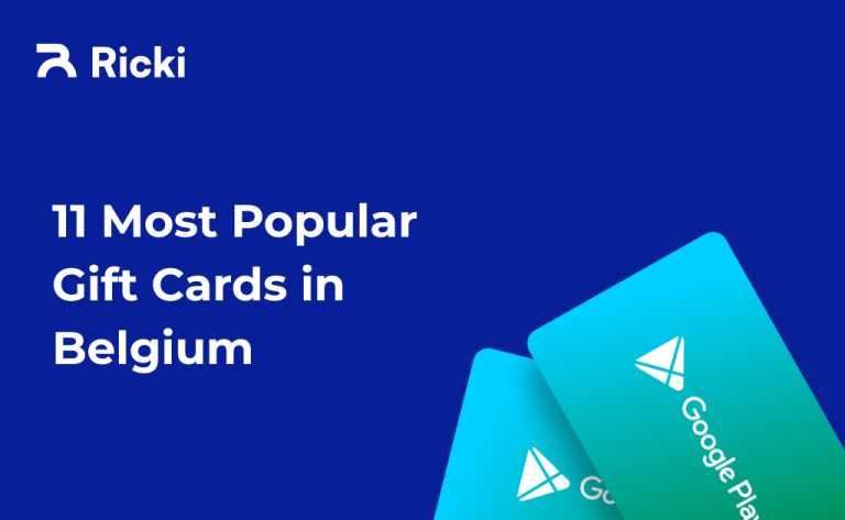 11 Most Popular Gift Cards in Belgium