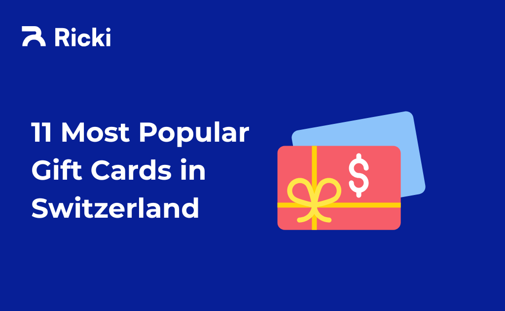 11 Most Popular Gift Cards in Switzerland