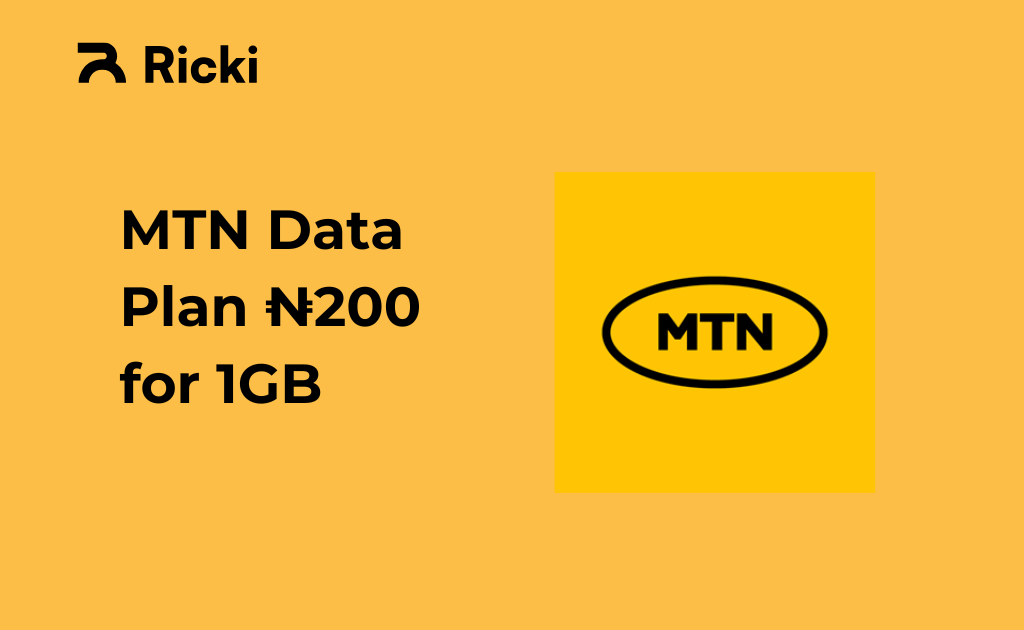MTN Data Plan ₦200 for 1GB