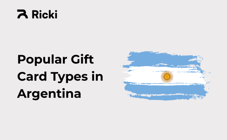 Popular Gift Card Types in Argentina