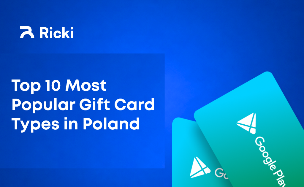 Top 10 Most Popular Gift Card Types in Poland